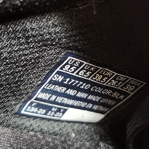 Skechers Uno Courted Sneakers – Women’s 9.5, Black - memory foam - Picture 9 of 11